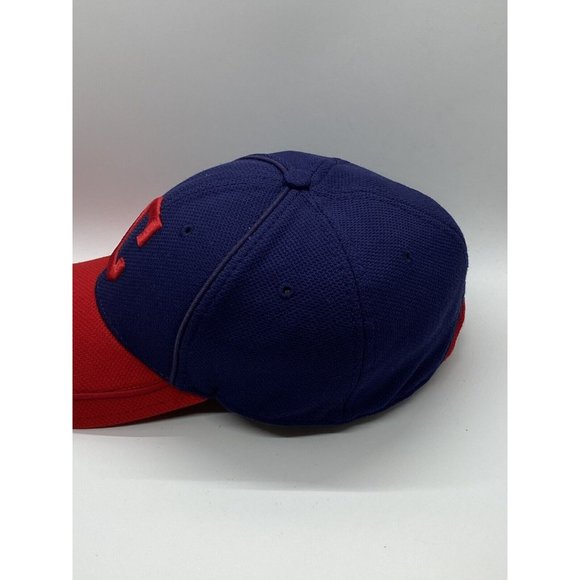 Cleveland Indians Blue Red C Cap Hat Flex L-XL Fitted New Era 3930 Large-XLarge - Picture 12 of 15